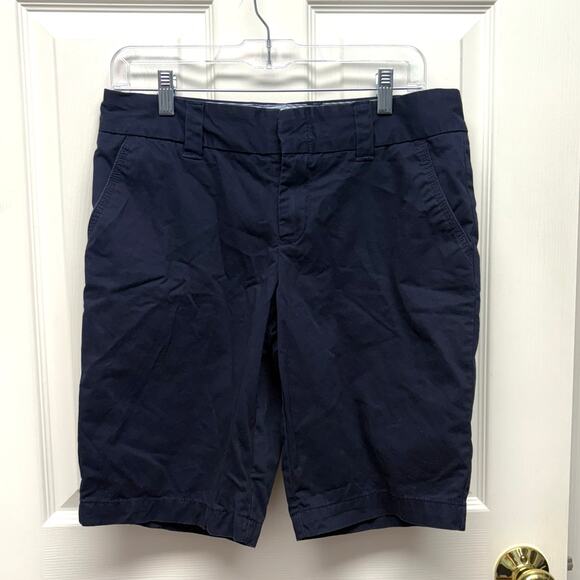 Tommy Hilfiger Pants - Tommy Hilfiger 100% Cotton Shorts, Navy Blue High Waist Chinos, Women's Size 8